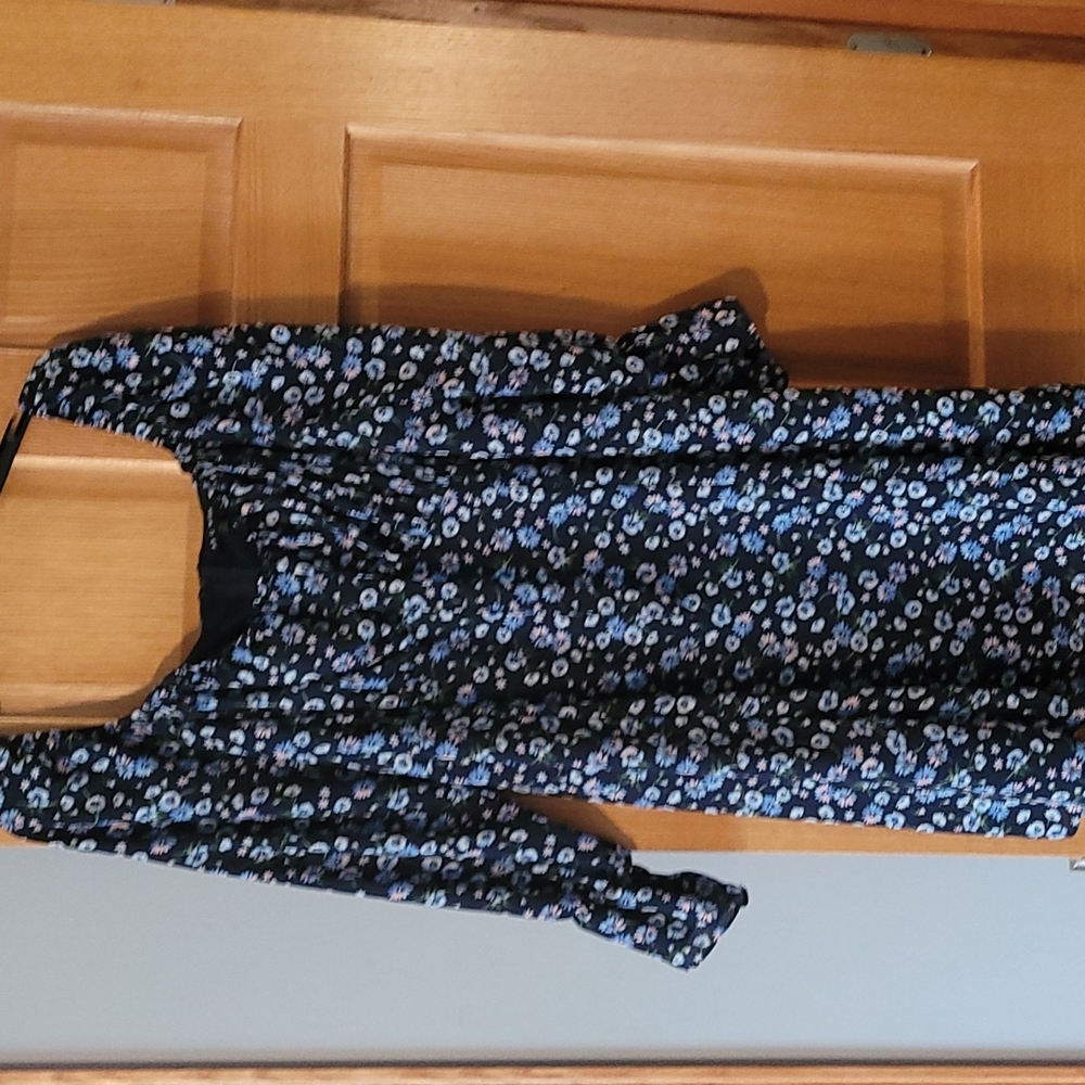 Beautiful blue floral dress